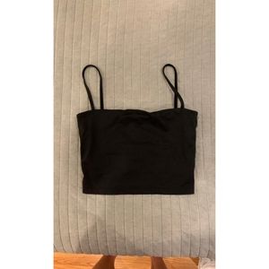 paragon fitwear black brami crop top S